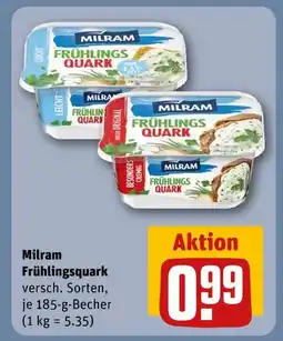 REWE Milram frühlingsquark leicht Angebot