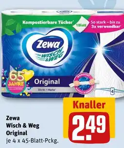REWE Zewa wisch & weg original Angebot