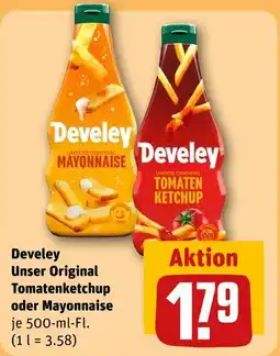 REWE Develey unser original tomatenketchup Angebot