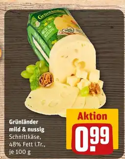 REWE Grünländer mild & nussig Angebot
