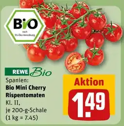 REWE Rewe bio bio mini cherry rispentomaten Angebot