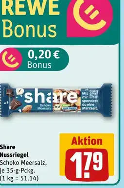 REWE Share nussriegel Angebot