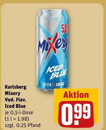 REWE Karlsberg mixery vod. flav. iced blue Angebot