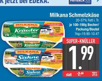 Edeka Milkana schmelzkäse kräuter Angebot