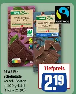 REWE Rewe bio edel-bitter kakao 70% Angebot