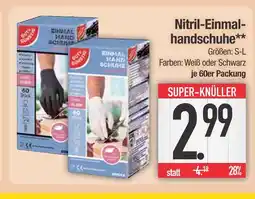 Edeka Gut&günstig nitril-einmalhandschuhe Angebot