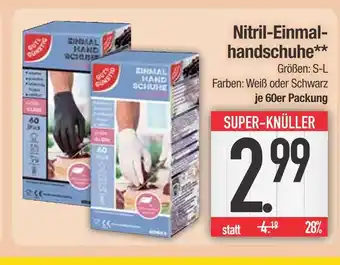 Edeka Gut&günstig nitril-einmalhandschuhe Angebot