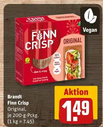 REWE Brandt finn crisp original Angebot