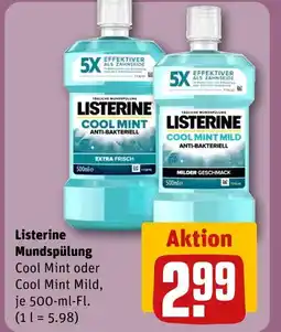 REWE Listerine cool mint Angebot