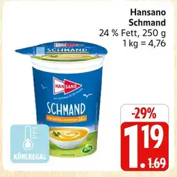 Marktkauf Hansano schmand Angebot