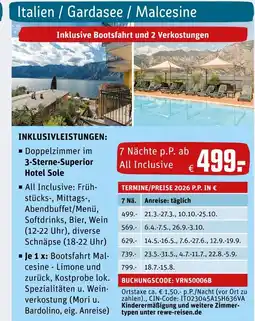 REWE Italien / gardasee / malcesine Angebot