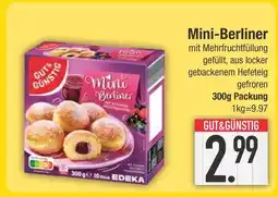 Edeka Gut&günstig mini-berliner Angebot