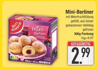 Edeka Gut&günstig mini-berliner Angebot