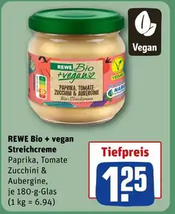 REWE Rewe bio + vegan streichcreme Angebot