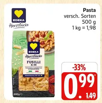 Marktkauf Edeka herzstücke fusilli n.99 Angebot