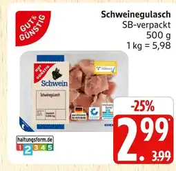 Marktkauf Gut & günstig schweinegulasch Angebot