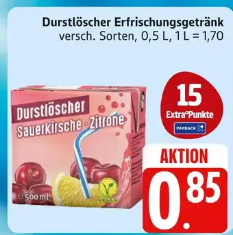 Marktkauf Durstlöscher sauerkirsche-zitrone Angebot