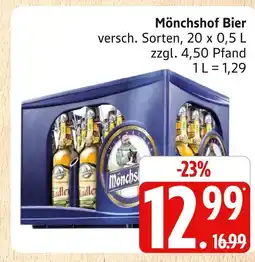 Marktkauf Mönchshof bier Angebot