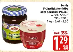 Marktkauf Zentis frühstückskonfitüre Angebot