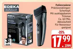 Marktkauf Edeka zuhause folienrasierer Angebot