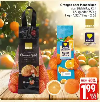 Marktkauf Edeka selection clemen gold premium mandarinen Angebot