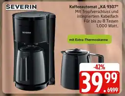 Marktkauf Severin kaffeeautomat „ka 9307“ Angebot