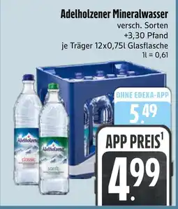 Edeka Adelholzener mineralwasser Angebot