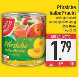 Edeka Gut & günstig pfirsiche halbe frucht Angebot