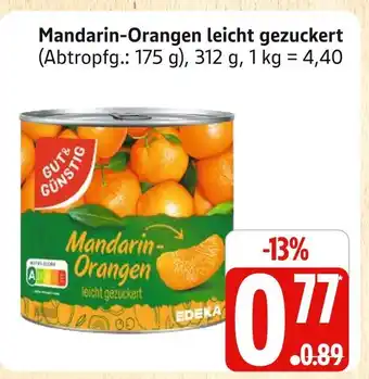 Marktkauf Gut & günstig mandarin-orangen leicht gezuckert Angebot