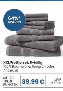 Edeka Xxl frottierset, 8-teilig, seegrün Angebot
