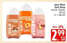 Marktkauf Juizy wow salted caramel sirup Angebot