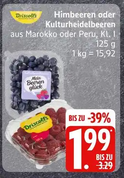Edeka Driscoll's himbeeren Angebot