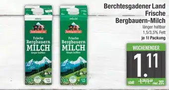 Edeka Berchtesgadener land frische bergbauern-milch 1,5% fett Angebot