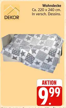 Marktkauf Dekor wohndecke Angebot