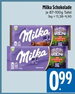 Edeka Milka schokolade Angebot