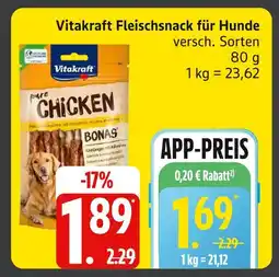 Marktkauf Vitakraft fleischsnack für hunde Angebot