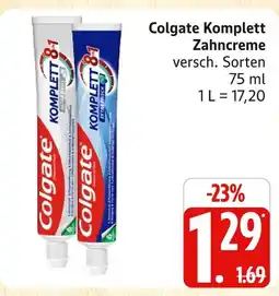Marktkauf Colgate komplett zahncreme Angebot