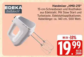 Marktkauf Edeka zuhause handmixer „hmd-215“ Angebot