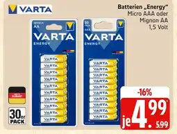 Marktkauf Varta energy micro aaa Angebot