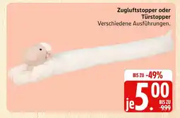Marktkauf Zugluftstopper Angebot