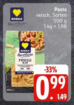 Edeka Edeka herzstücke fusilli n.99 Angebot