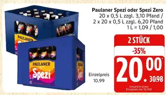 Marktkauf Paulaner spezi Angebot