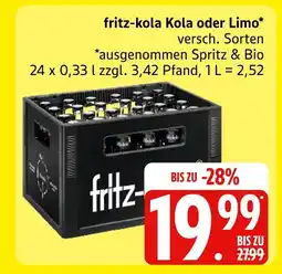 Marktkauf Fritz-kola kola Angebot