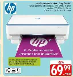 Marktkauf Hp multifunktionsdrucker „envy 6010e“ Angebot