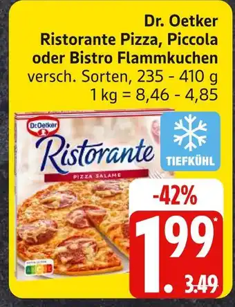 Edeka Dr. oetker ristorante pizza Angebot