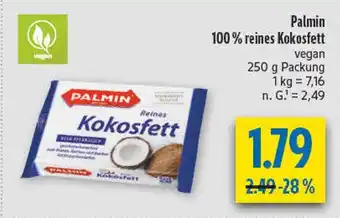 diska Palmin reines kokosfett Angebot