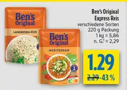 diska Ben's original langkorn-reis Angebot