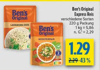 diska Ben's original langkorn-reis Angebot