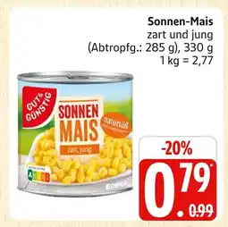 Marktkauf Gut & günstig sonnen-mais Angebot
