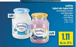 diska Landliebe joghurt mild Angebot
